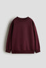 Oversized brushed-inside sweatshirt