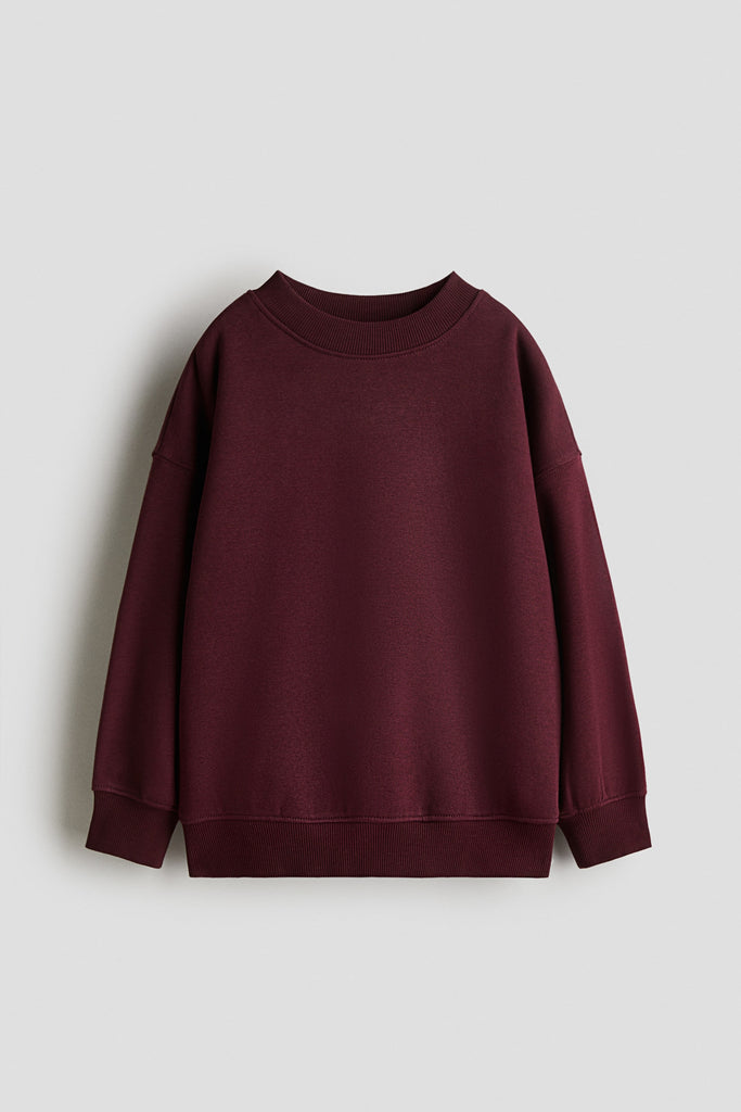 Oversized brushed-inside sweatshirt