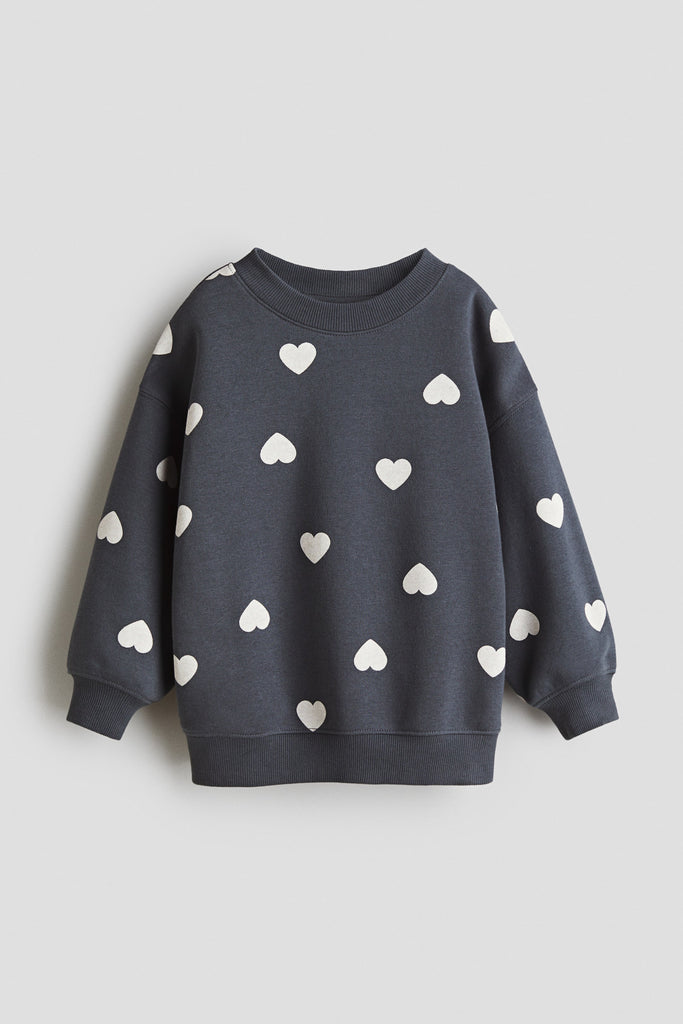 Oversized brushed-inside sweatshirt