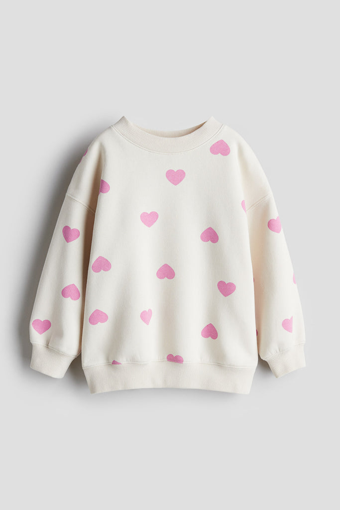Oversized brushed-inside sweatshirt